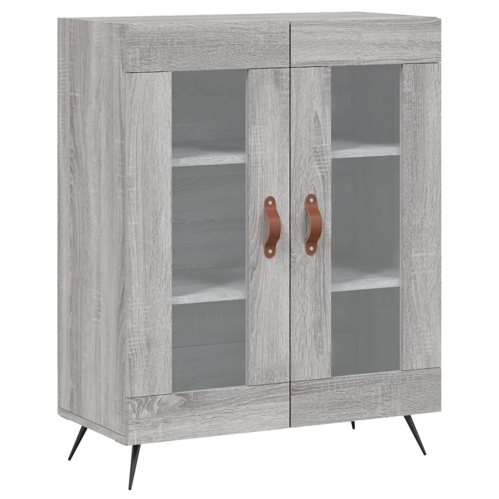 Ντουλάπι Γκρι Sonoma 69,5 x 34 x 180 εκ. Επεξεργασμένο Ξύλο - Pakobazaar