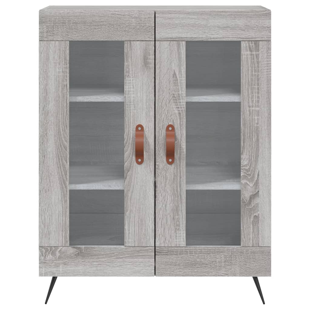 Ντουλάπι Γκρι Sonoma 69,5 x 34 x 180 εκ. Επεξεργασμένο Ξύλο - Pakobazaar