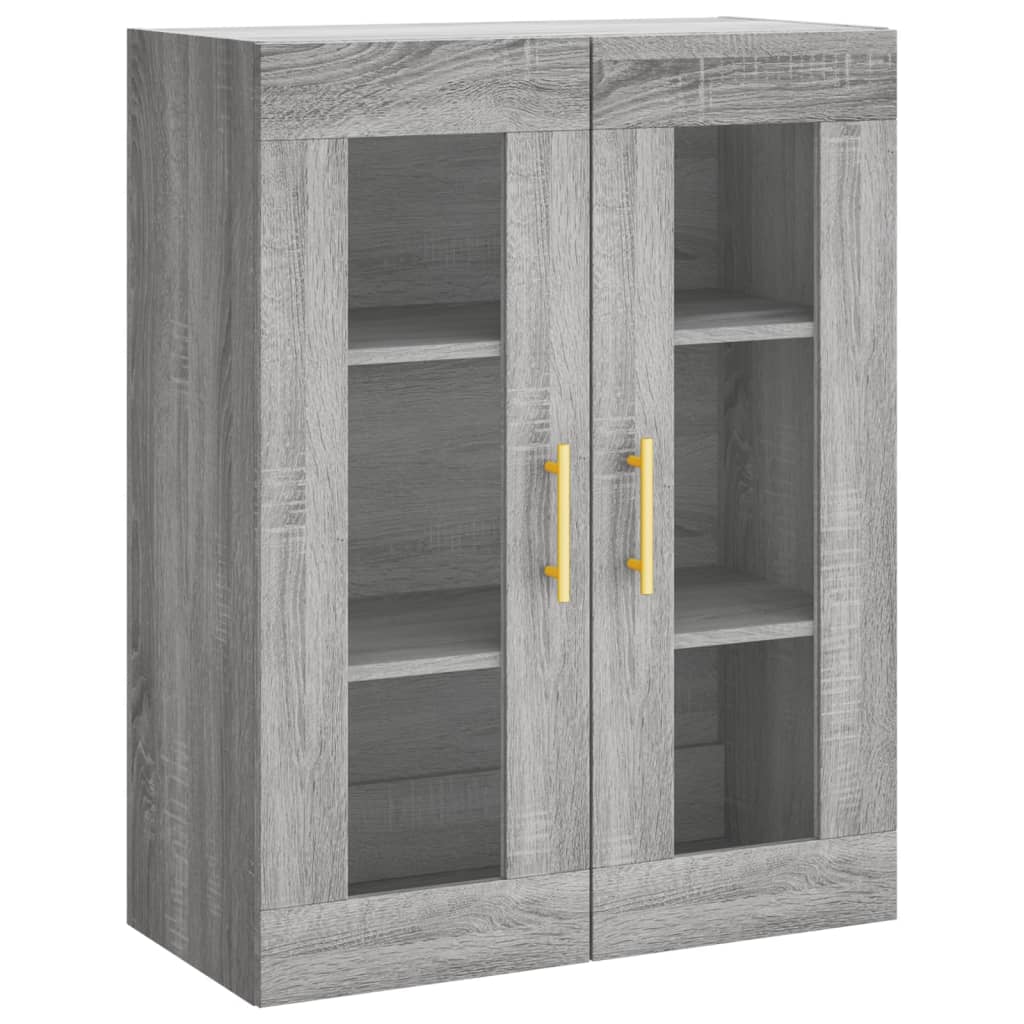 Ντουλάπι Γκρι Sonoma 69,5 x 34 x 180 εκ. Επεξεργασμένο Ξύλο - Pakobazaar