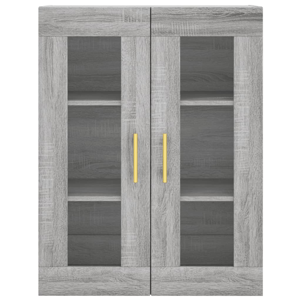Ντουλάπι Γκρι Sonoma 69,5 x 34 x 180 εκ. Επεξεργασμένο Ξύλο - Pakobazaar