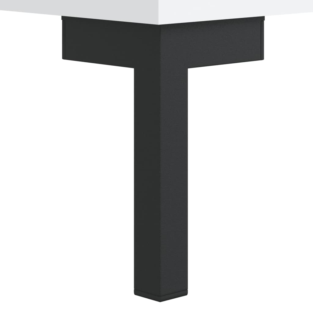 Ντουλάπι Λευκό 69,5x34x180 εκ. από Επεξεργασμένο Ξύλο