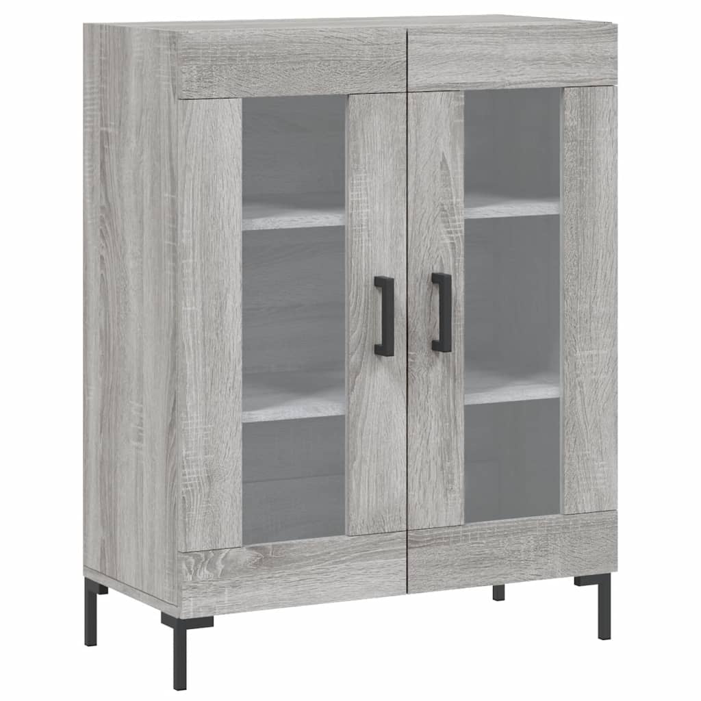 Ντουλάπι Γκρι Sonoma 69,5 x 34 x 180 εκ. Επεξεργασμένο Ξύλο