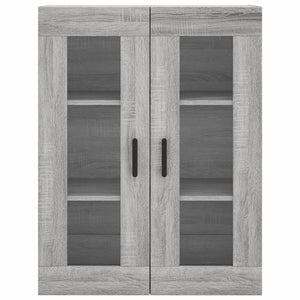 Ντουλάπι Γκρι Sonoma 69,5 x 34 x 180 εκ. Επεξεργασμένο Ξύλο - Pakobazaar