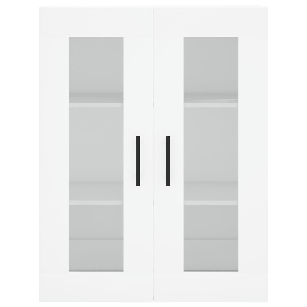 Ντουλάπι Λευκό 69,5x34x180 εκ. από Επεξεργασμένο Ξύλο