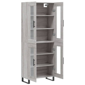 Ντουλάπι Γκρι Sonoma 69,5 x 34 x 180 εκ. Επεξεργασμένο Ξύλο - Pakobazaar