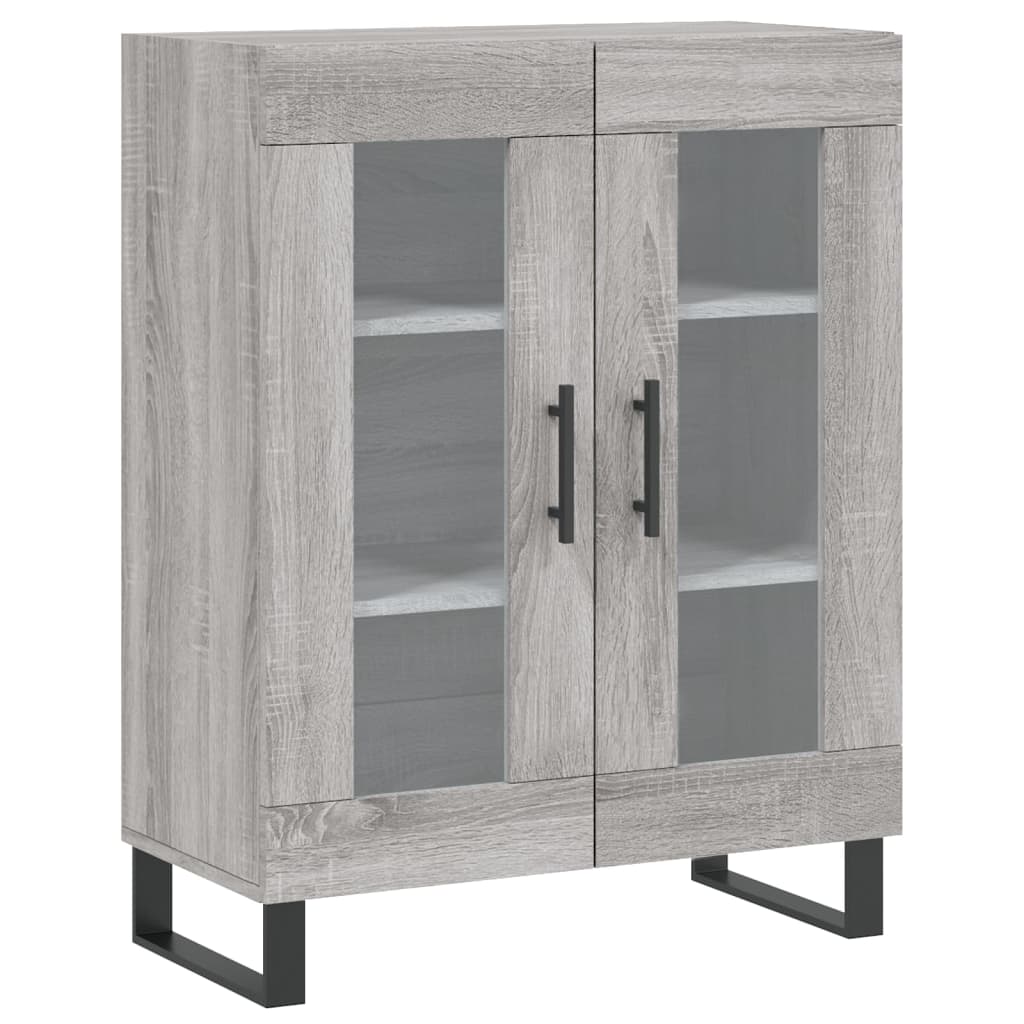 Ντουλάπι Γκρι Sonoma 69,5 x 34 x 180 εκ. Επεξεργασμένο Ξύλο - Pakobazaar