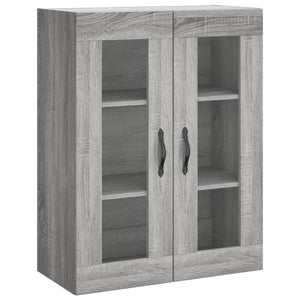 Ντουλάπι Γκρι Sonoma 69,5 x 34 x 180 εκ. Επεξεργασμένο Ξύλο