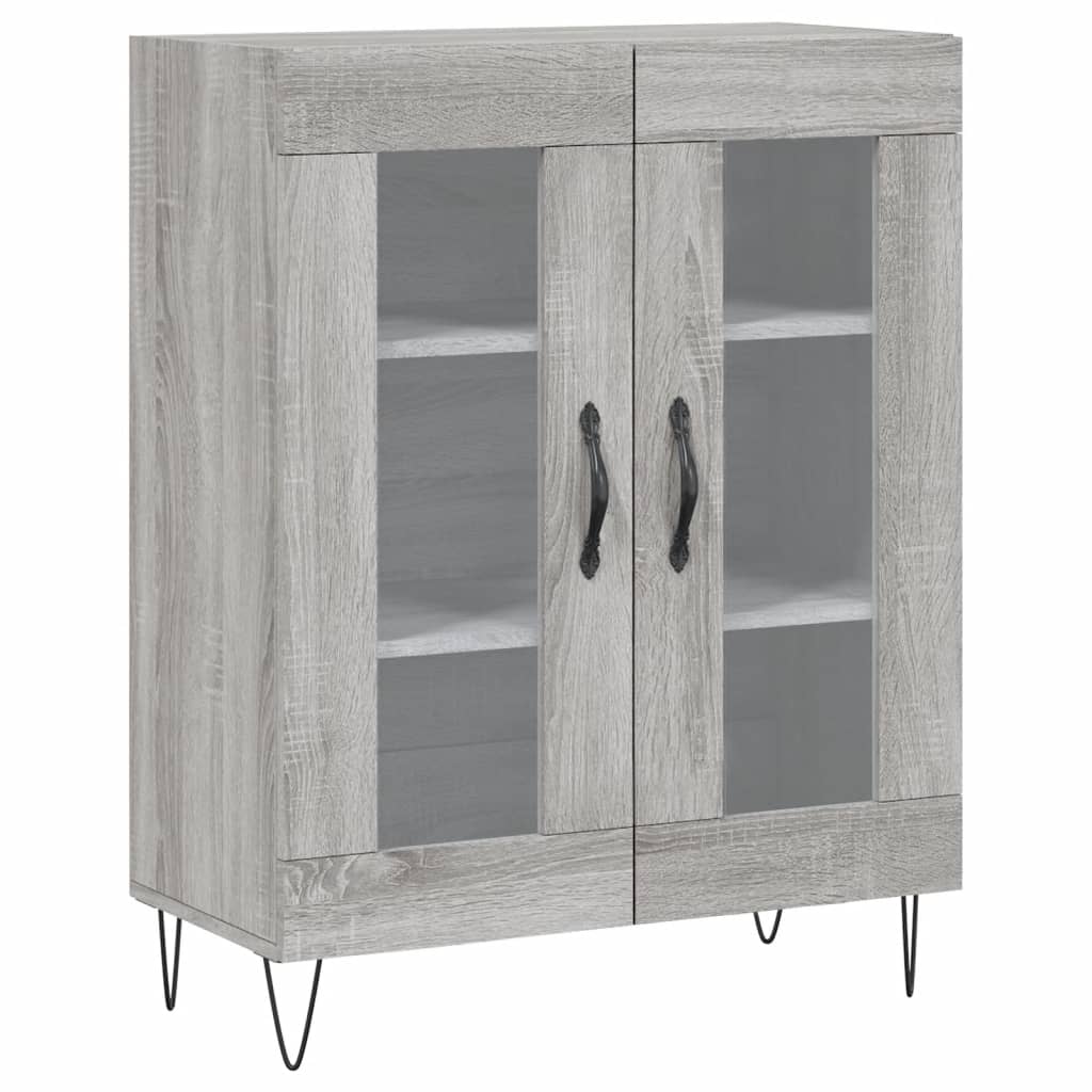 Ντουλάπι Γκρι Sonoma 69,5 x 34 x 180 εκ. Επεξεργασμένο Ξύλο