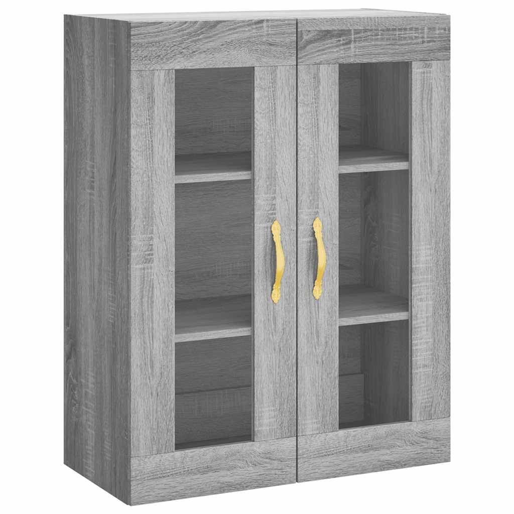 Ντουλάπι Γκρι Sonoma 69,5 x 34 x 180 εκ. Επεξεργασμένο Ξύλο