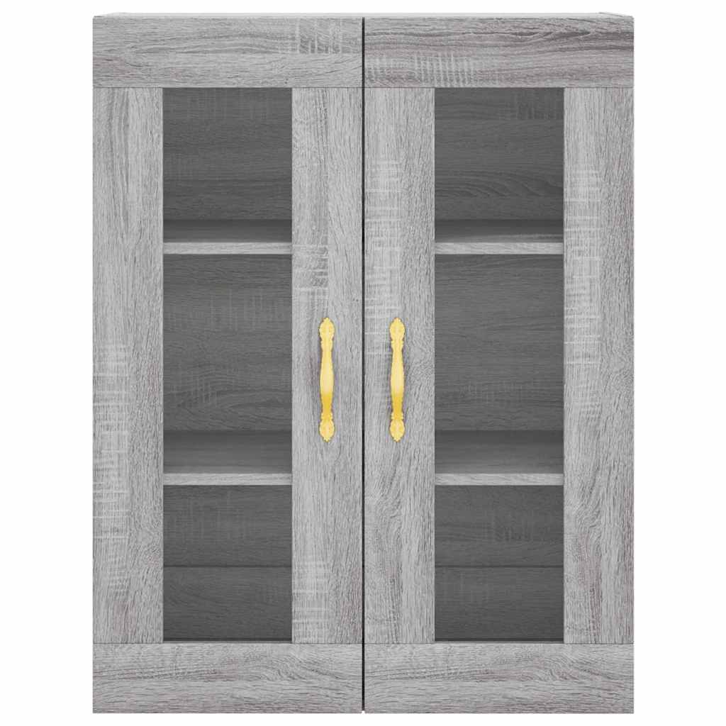 Ντουλάπι Γκρι Sonoma 69,5 x 34 x 180 εκ. Επεξεργασμένο Ξύλο