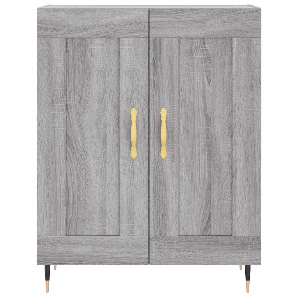 Ντουλάπι Γκρι Sonoma 69,5 x 34 x 180 εκ. Επεξεργασμένο Ξύλο