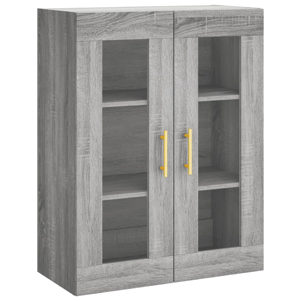 Ντουλάπι Γκρι Sonoma 69,5 x 34 x 180 εκ. Επεξεργασμένο Ξύλο