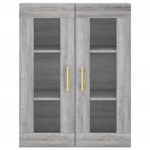 Ντουλάπι Γκρι Sonoma 69,5 x 34 x 180 εκ. Επεξεργασμένο Ξύλο