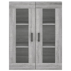 Ντουλάπι Γκρι Sonoma 69,5 x 34 x 180 εκ. Επεξεργασμένο Ξύλο - Pakobazaar