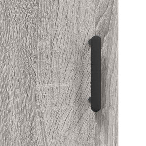 Ντουλάπι Γκρι Sonoma 69,5 x 34 x 180 εκ. Επεξεργασμένο Ξύλο