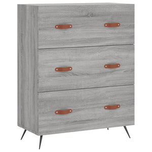 Ντουλάπι Γκρι Sonoma 69,5 x 34 x 180 εκ. Επεξεργασμένο Ξύλο