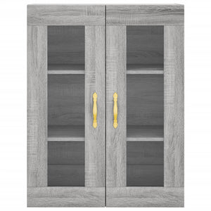 Ντουλάπι Γκρι Sonoma 69,5 x 34 x 180 εκ. Επεξεργασμένο Ξύλο