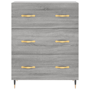 Ντουλάπι Γκρι Sonoma 69,5 x 34 x 180 εκ. Επεξεργασμένο Ξύλο