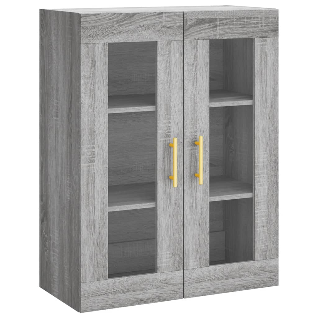 Ντουλάπι Γκρι Sonoma 69,5 x 34 x 180 εκ. Επεξεργασμένο Ξύλο