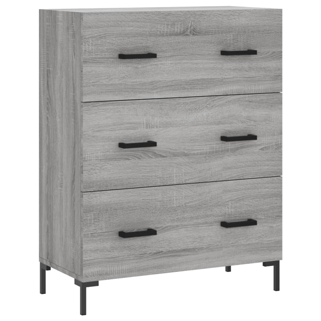 Ντουλάπι Γκρι Sonoma 69,5 x 34 x 180 εκ. Επεξεργασμένο Ξύλο