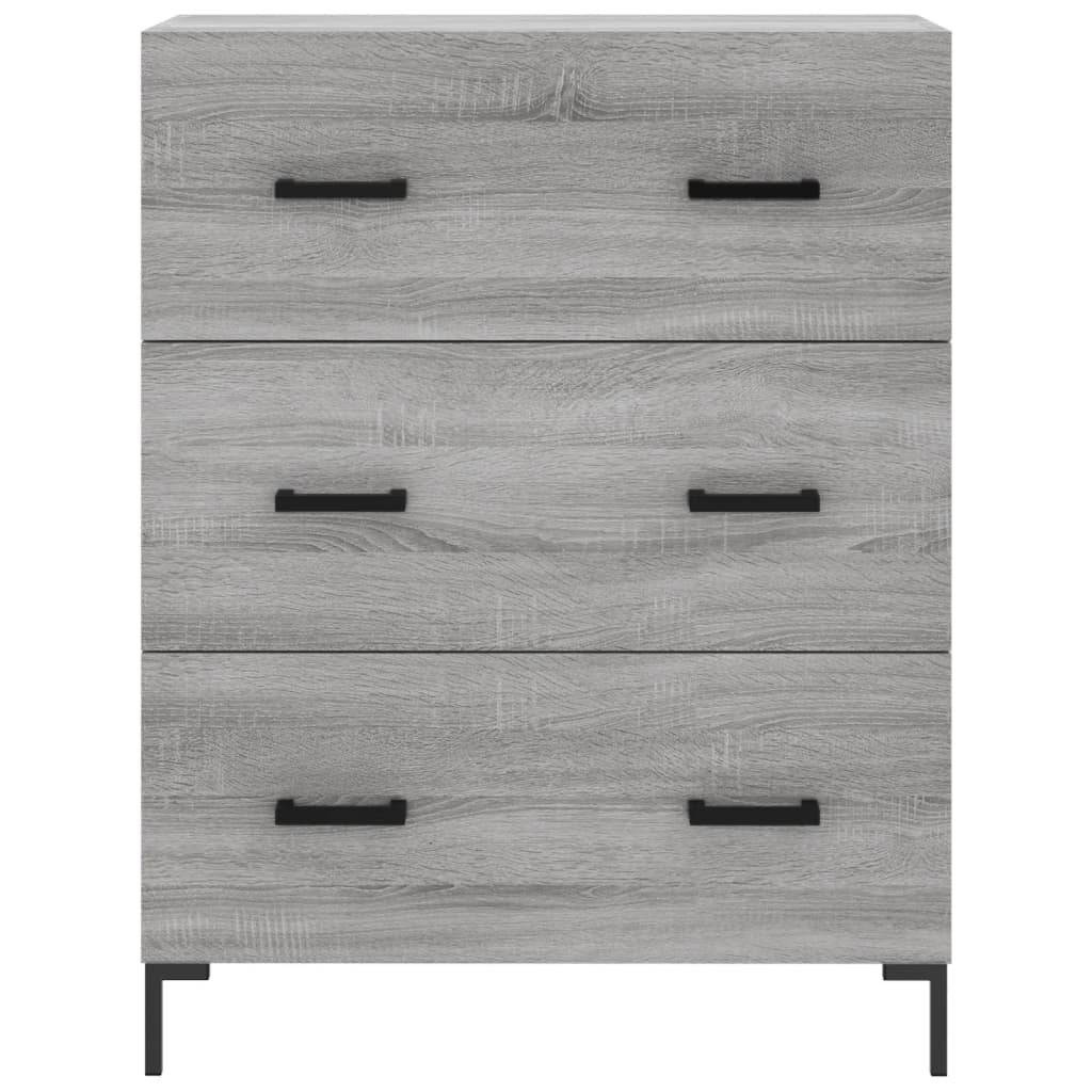 Ντουλάπι Γκρι Sonoma 69,5 x 34 x 180 εκ. Επεξεργασμένο Ξύλο