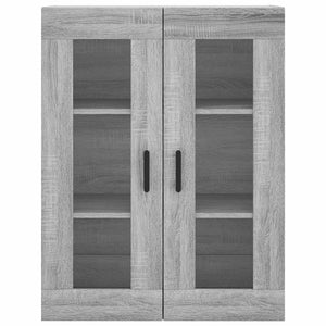 Ντουλάπι Γκρι Sonoma 69,5 x 34 x 180 εκ. Επεξεργασμένο Ξύλο