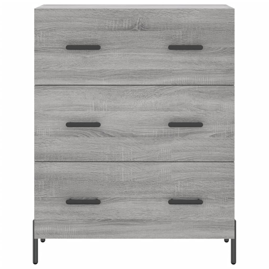 Ντουλάπι Γκρι Sonoma 69,5 x 34 x 180 εκ. Επεξεργασμένο Ξύλο