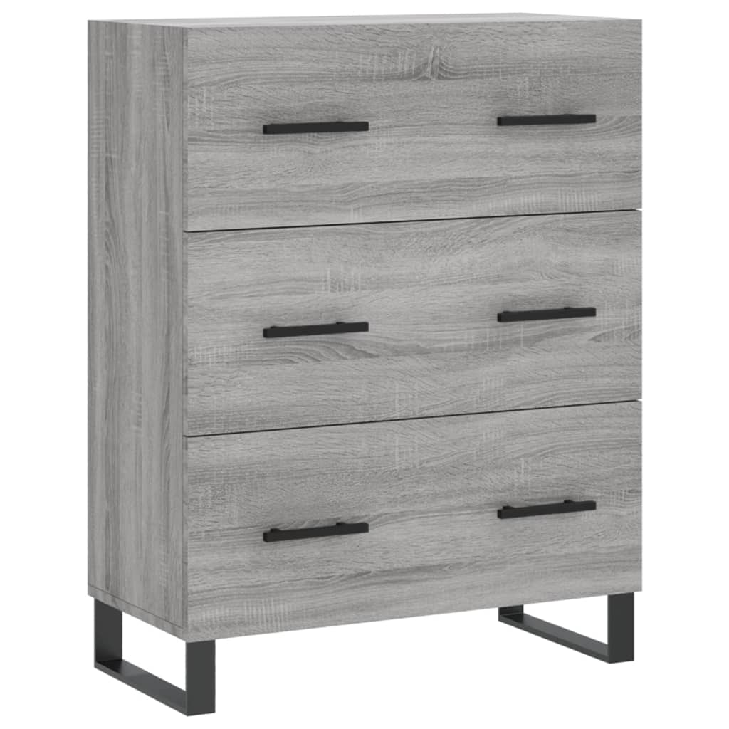Ντουλάπι Γκρι Sonoma 69,5 x 34 x 180 εκ. Επεξεργασμένο Ξύλο - Pakobazaar