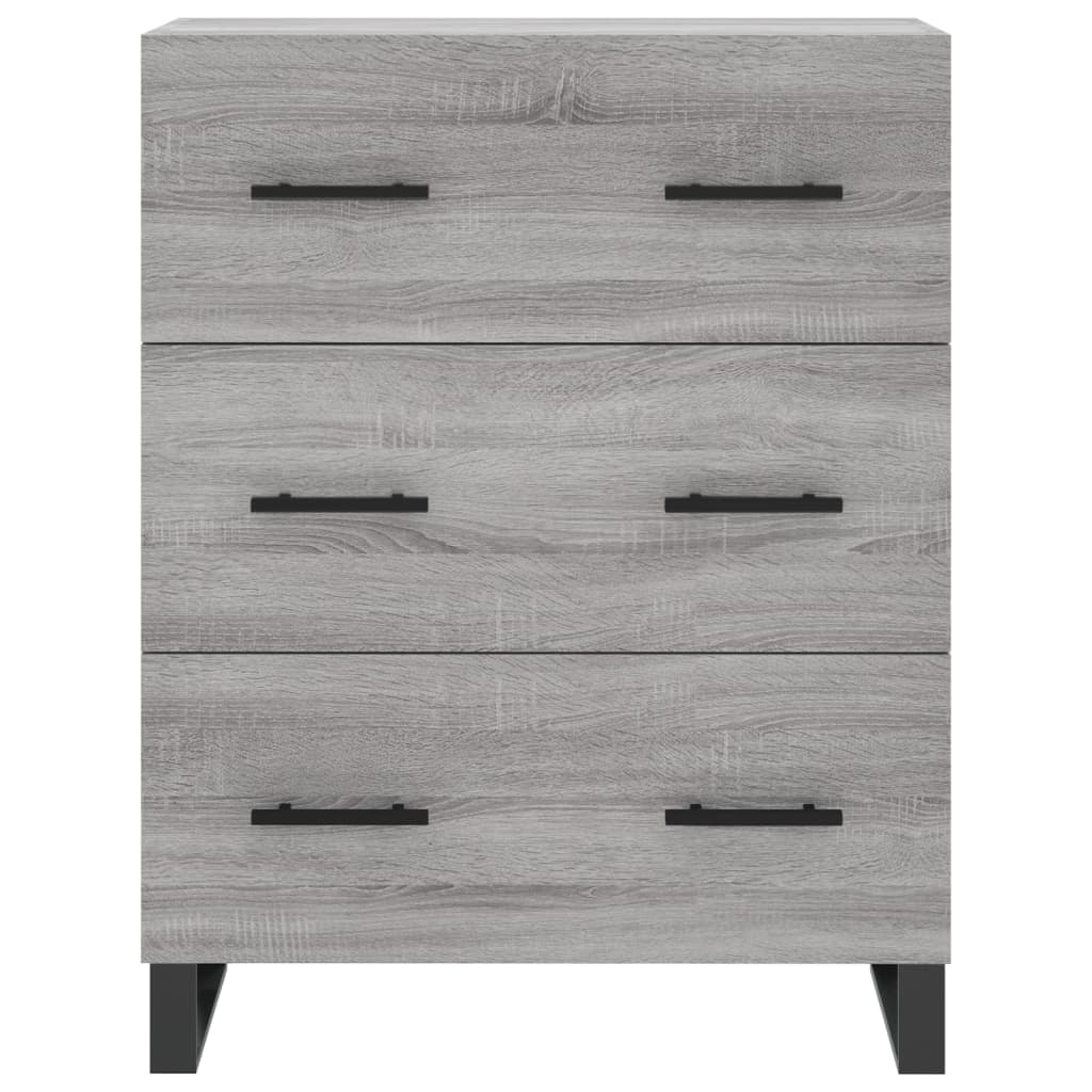 Ντουλάπι Γκρι Sonoma 69,5 x 34 x 180 εκ. Επεξεργασμένο Ξύλο - Pakobazaar