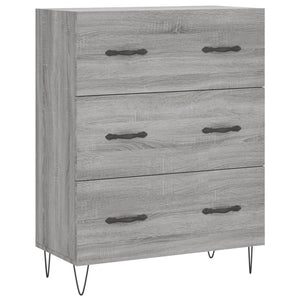 Ντουλάπι Γκρι Sonoma 69,5 x 34 x 180 εκ. Επεξεργασμένο Ξύλο