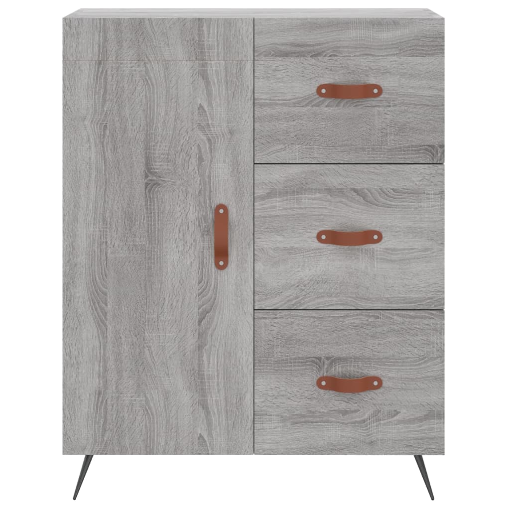 Ντουλάπι Γκρι Sonoma 69,5 x 34 x 180 εκ. Επεξεργασμένο Ξύλο - Pakobazaar