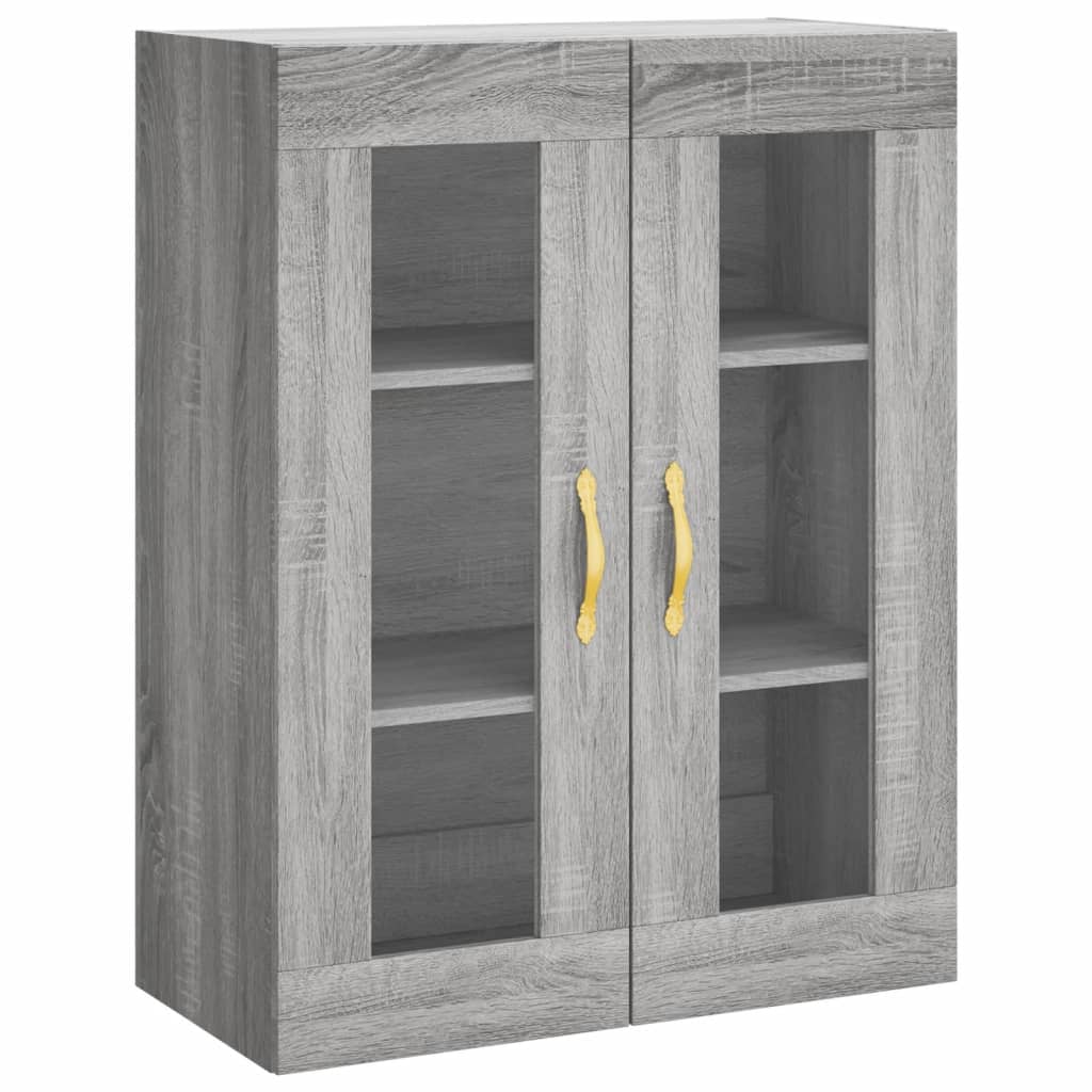 Ντουλάπι Γκρι Sonoma 69,5 x 34 x 180 εκ. Επεξεργασμένο Ξύλο