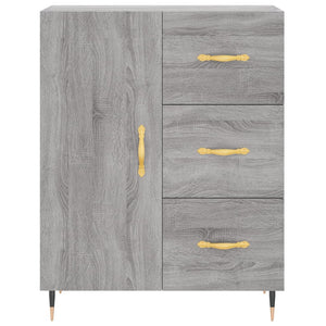Ντουλάπι Γκρι Sonoma 69,5 x 34 x 180 εκ. Επεξεργασμένο Ξύλο