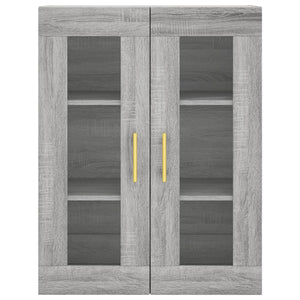 Ντουλάπι Γκρι Sonoma 69,5 x 34 x 180 εκ. Επεξεργασμένο Ξύλο