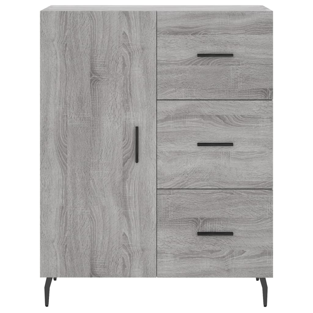 Ντουλάπι Γκρι Sonoma 69,5 x 34 x 180 εκ. Επεξεργασμένο Ξύλο - Pakobazaar