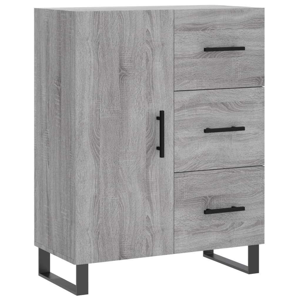 Ντουλάπι Γκρι Sonoma 69,5 x 34 x 180 εκ. Επεξεργασμένο Ξύλο - Pakobazaar