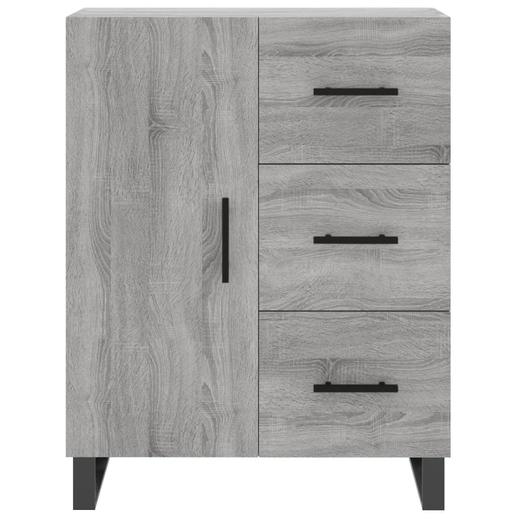 Ντουλάπι Γκρι Sonoma 69,5 x 34 x 180 εκ. Επεξεργασμένο Ξύλο - Pakobazaar
