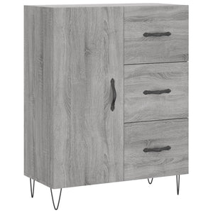 Ντουλάπι Γκρι Sonoma 69,5 x 34 x 180 εκ. Επεξεργασμένο Ξύλο - Pakobazaar