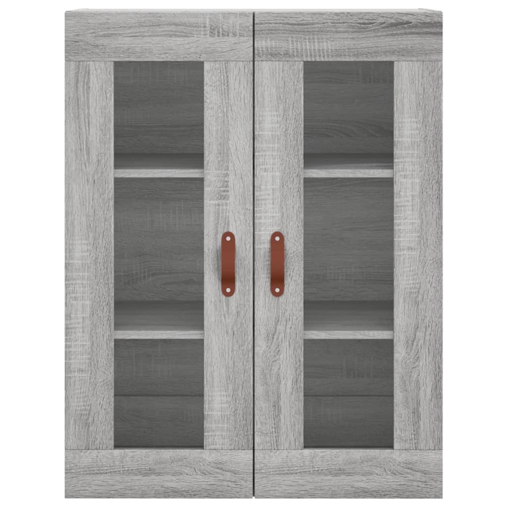 Ντουλάπι Γκρι Sonoma 69,5 x 34 x 180 εκ. Επεξεργασμένο Ξύλο