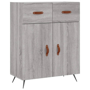 Ντουλάπι Γκρι Sonoma 69,5 x 34 x 180 εκ. Επεξεργασμένο Ξύλο