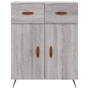 Ντουλάπι Γκρι Sonoma 69,5 x 34 x 180 εκ. Επεξεργασμένο Ξύλο
