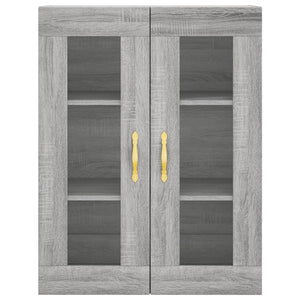 Ντουλάπι Γκρι Sonoma 69,5 x 34 x 180 εκ. Επεξεργασμένο Ξύλο