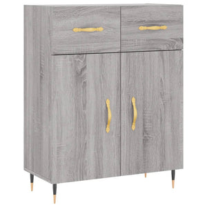 Ντουλάπι Γκρι Sonoma 69,5 x 34 x 180 εκ. Επεξεργασμένο Ξύλο