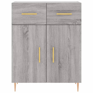 Ντουλάπι Γκρι Sonoma 69,5 x 34 x 180 εκ. Επεξεργασμένο Ξύλο