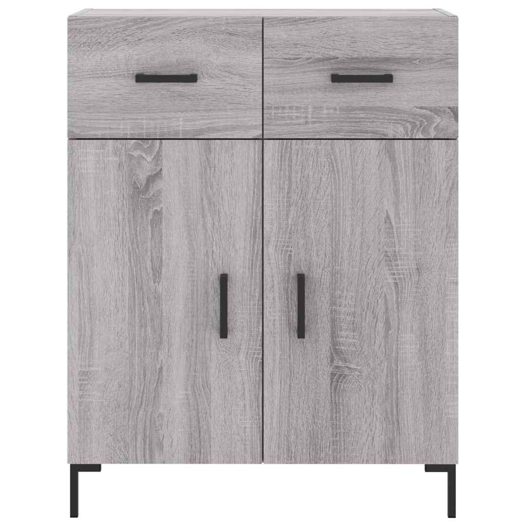Ντουλάπι Γκρι Sonoma 69,5 x 34 x 180 εκ. Επεξεργασμένο Ξύλο