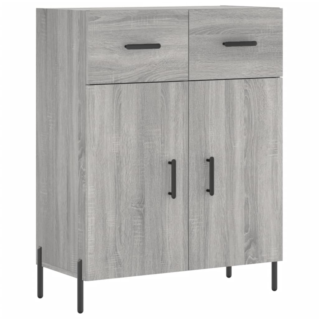 Ντουλάπι Γκρι Sonoma 69,5 x 34 x 180 εκ. Επεξεργασμένο Ξύλο