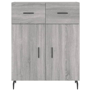 Ντουλάπι Γκρι Sonoma 69,5 x 34 x 180 εκ. Επεξεργασμένο Ξύλο