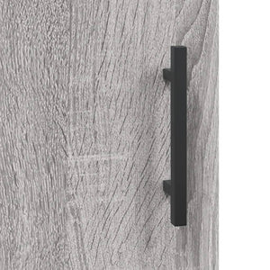 Ντουλάπι Γκρι Sonoma 69,5 x 34 x 180 εκ. Επεξεργασμένο Ξύλο