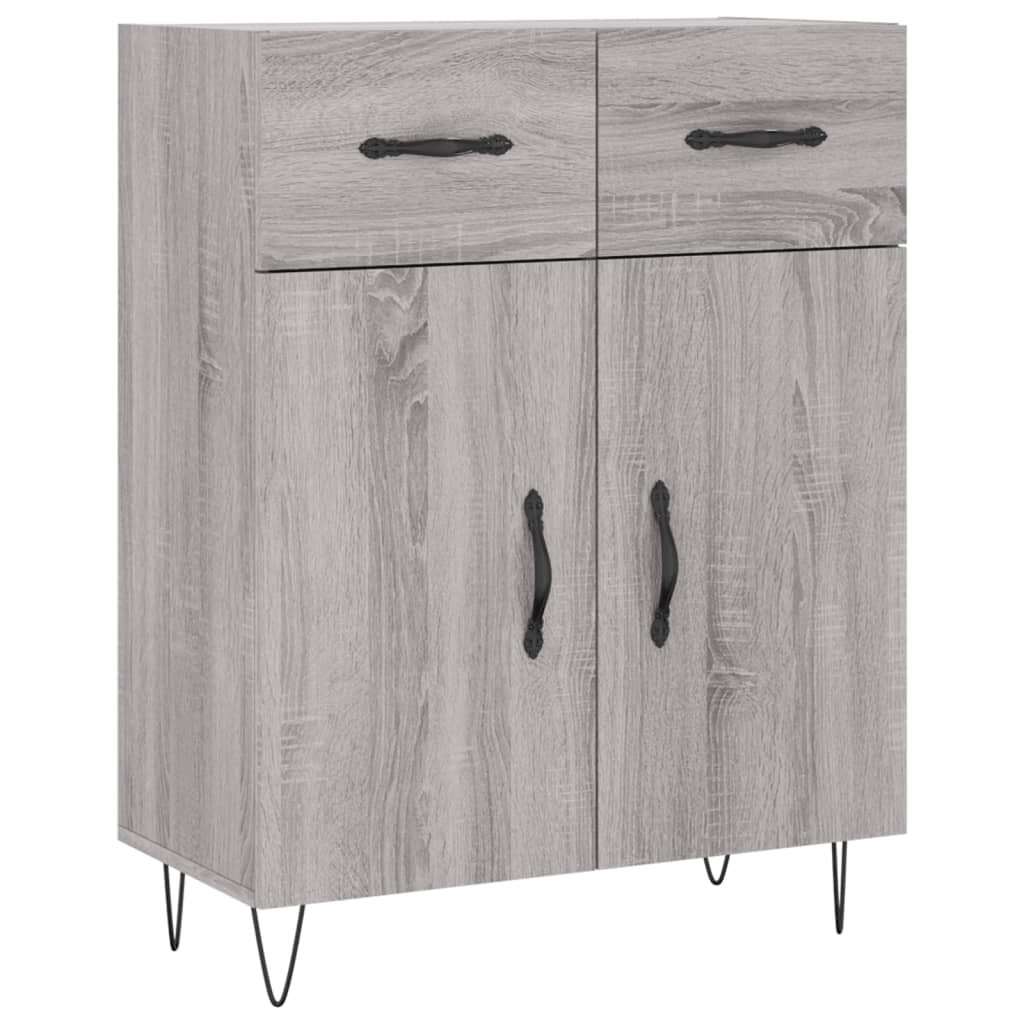 Ντουλάπι Γκρι Sonoma 69,5 x 34 x 180 εκ. Επεξεργασμένο Ξύλο