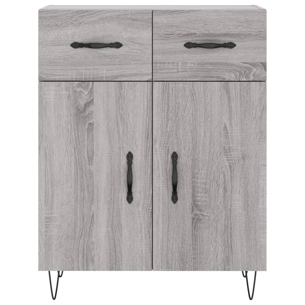 Ντουλάπι Γκρι Sonoma 69,5 x 34 x 180 εκ. Επεξεργασμένο Ξύλο